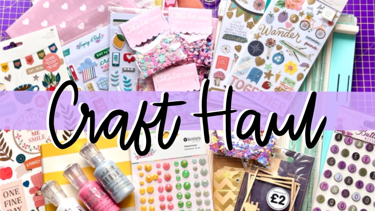 Craft Haul | Hey Little Magpie | The Works | The Range | Amazon
