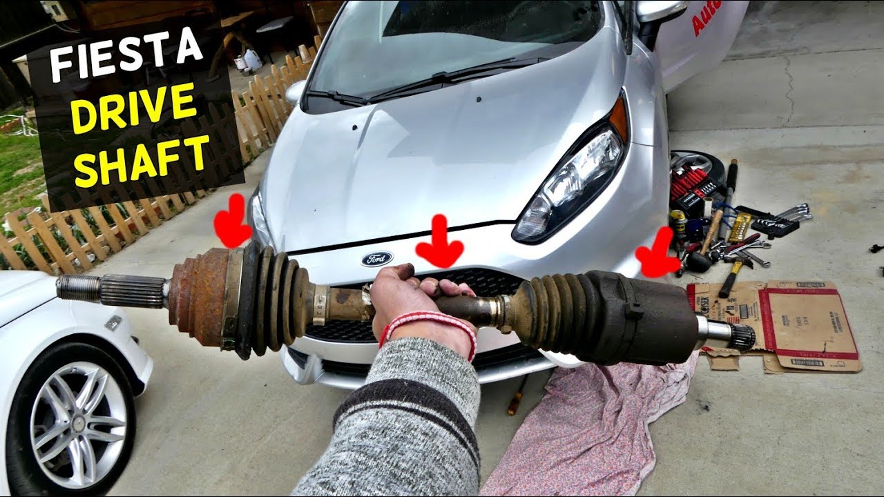 FORD FIESTA CV AXLE DRIVE SHAFT REPLACEMENT REMOVAL MK7 ST