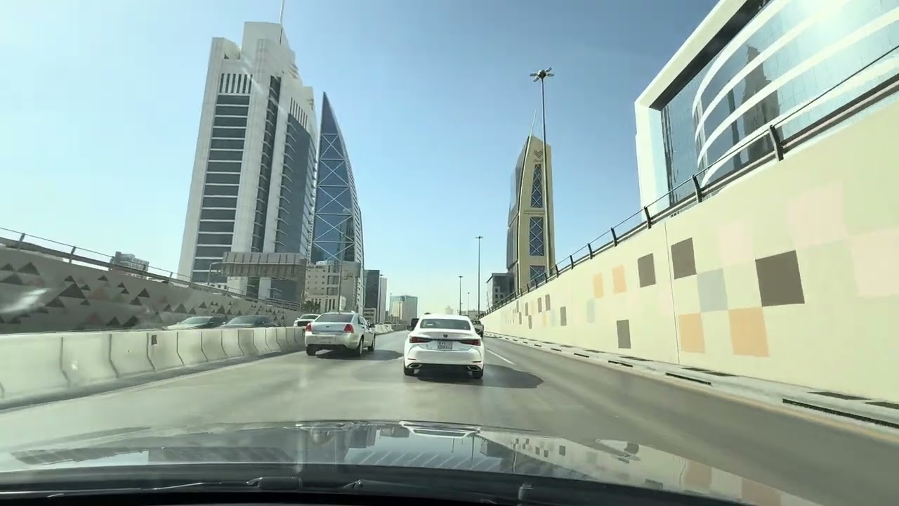 Morning Rush in Riyadh 🚗 | King Fahad Road Work Commute POV