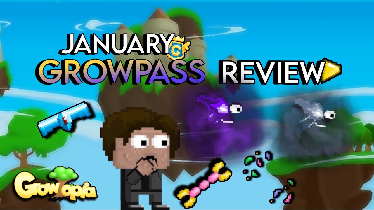 Обзор GROWPASS за январь **ROYAL FURIOUS EYE** | GROWTOPIA