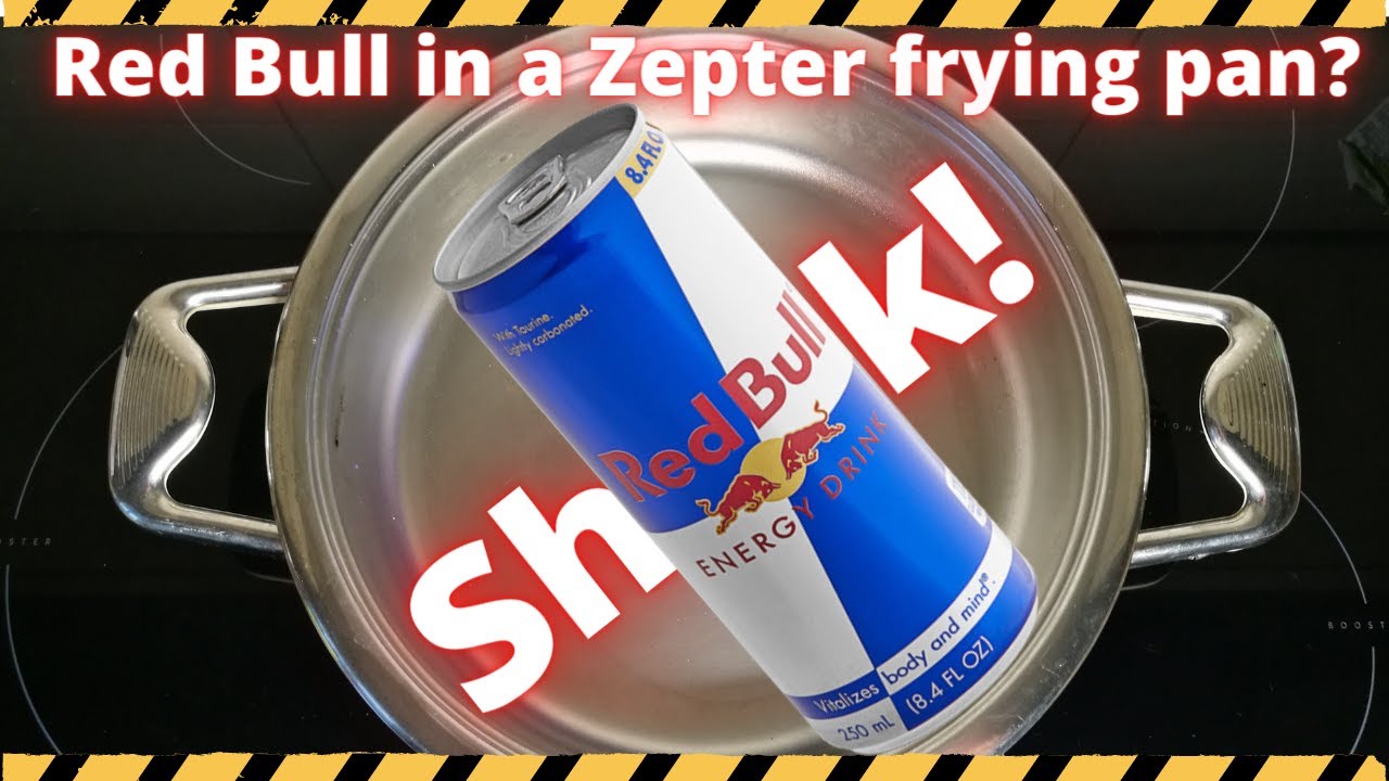 What happens if you boil red bull in a Zepter frying pan?
