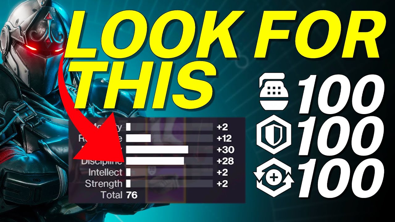 WHAT ARMOR STATS TO KEEP FOR TRIPLE 100 BUILDS / DESTINY 2