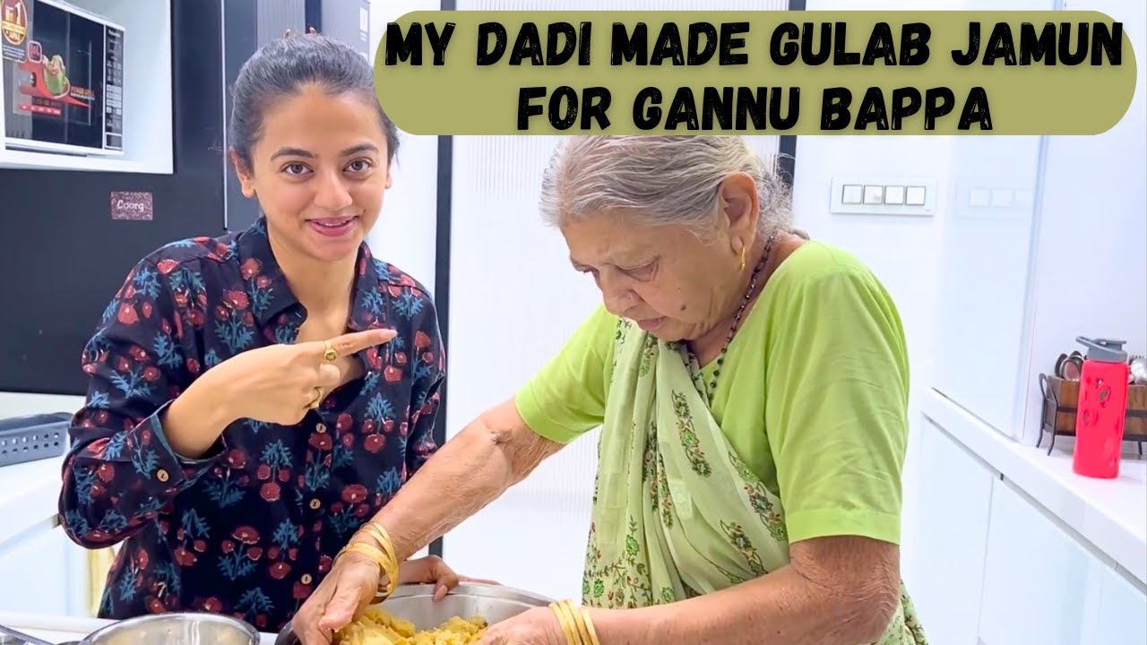 My Dadi Made GULAB JAMUN for Gannu Bappa | Happy Ganesh Chaturthi