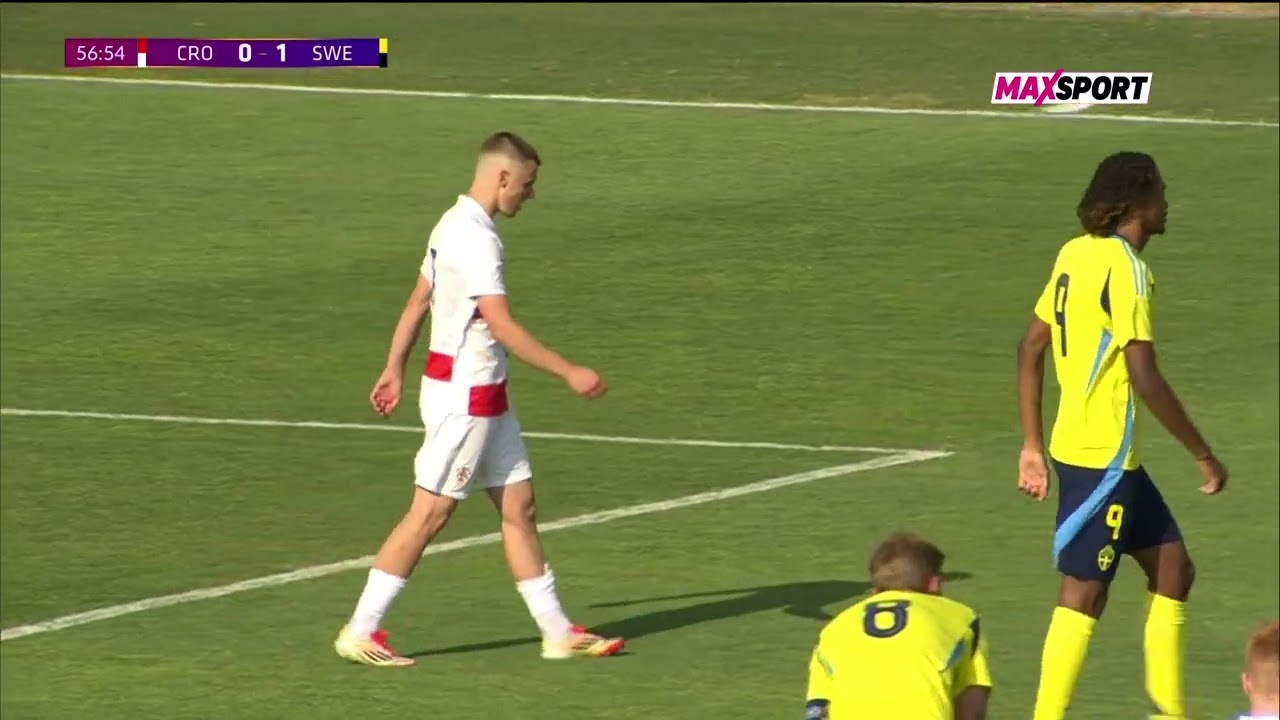 HRVATSKA U-21 vs ŠVEDSKA U-21 1:1 (3. kolo, Prijateljski turnir)