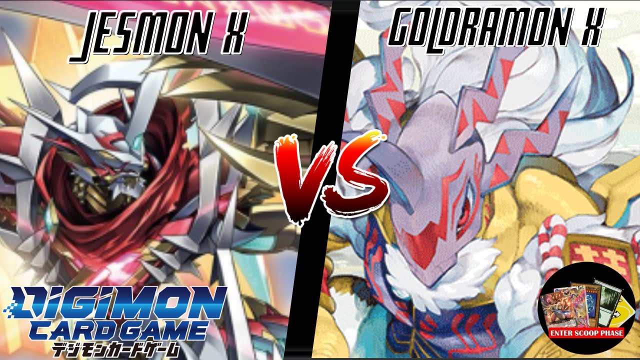 Джесмон Икс против Голдрамона Икс | Геймплей Digimon TCG
