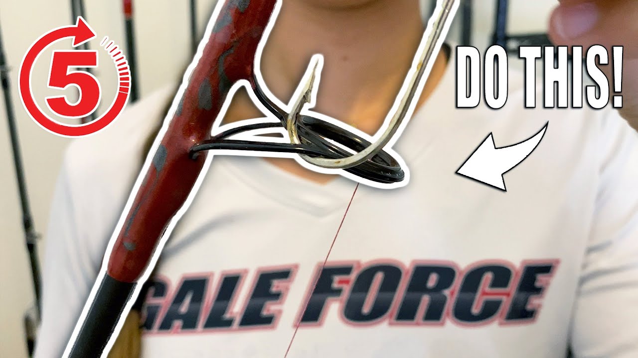 HOW TO STORE FISHING ROD AND REEL FOR EVERYDAY USE | Gale Force Twins