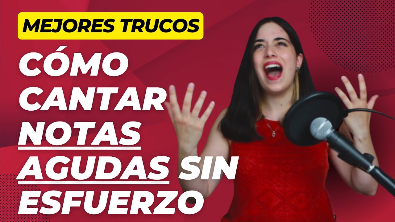 Cómo CANTAR NOTAS AGUDAS SIN ESFUERZO: Ejercicios Prácticos | CLASES DE CANTO | Vocal Coach