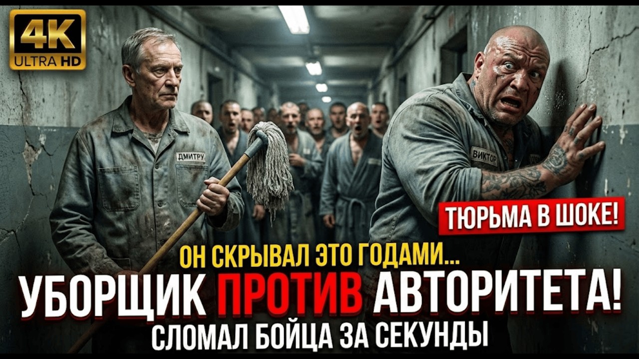 Он думал, что он главный, пока не встретил уборщика. Шок в тюрьме