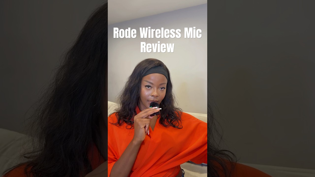 Rode Wireless Me Mic Review🎤 #micreview #wirelessmic #contentcreator #contentcreatortips #rodemic