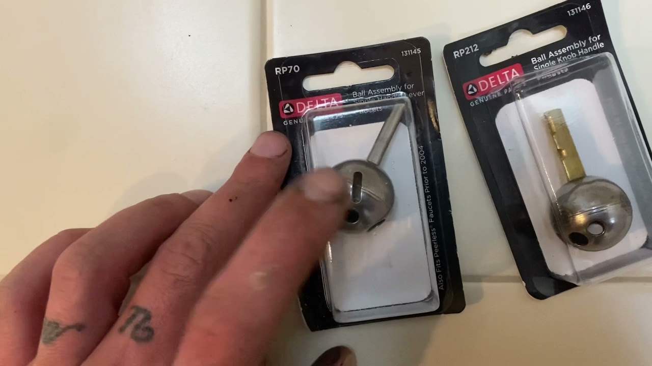 How to change a delta shower cartridge ball style