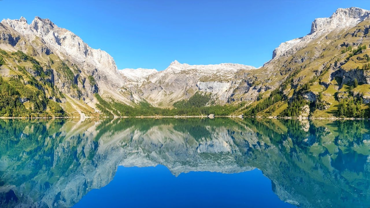 Hiking in Switzerland | Grand Bisse d'Ayent via Lac de Tseuzier | Swiss Alps Canton Valais | 2020 4K