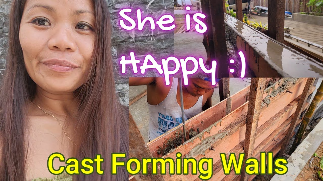 Concrete Wall casting Cantina, James with Dengue and Melinda