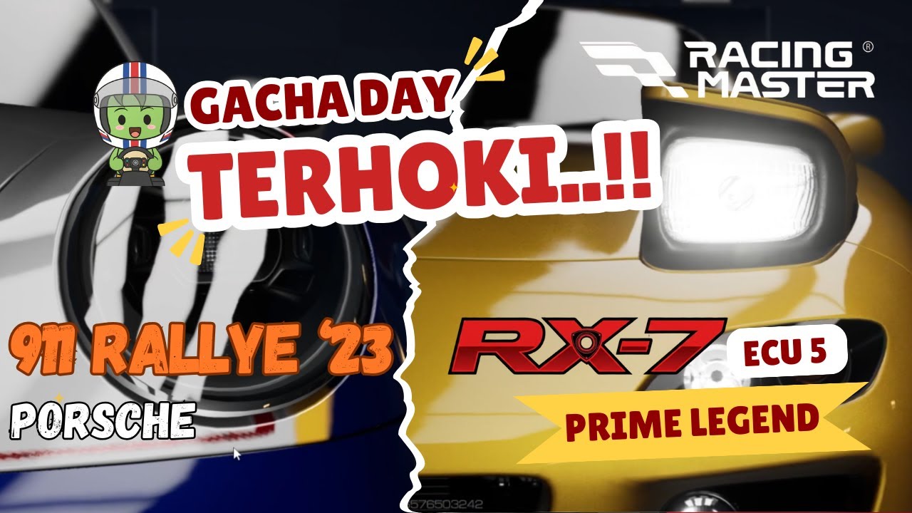 Gacha 911 Rallye dan RX-7 ECU5 Racing Master