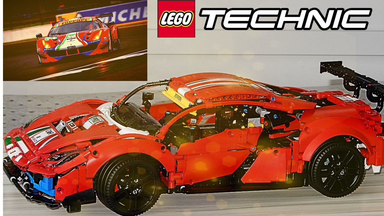 Lego Technic 42125 Ferrari 488 GTE &ldquo;AF Corse #51&rdquo; 4k