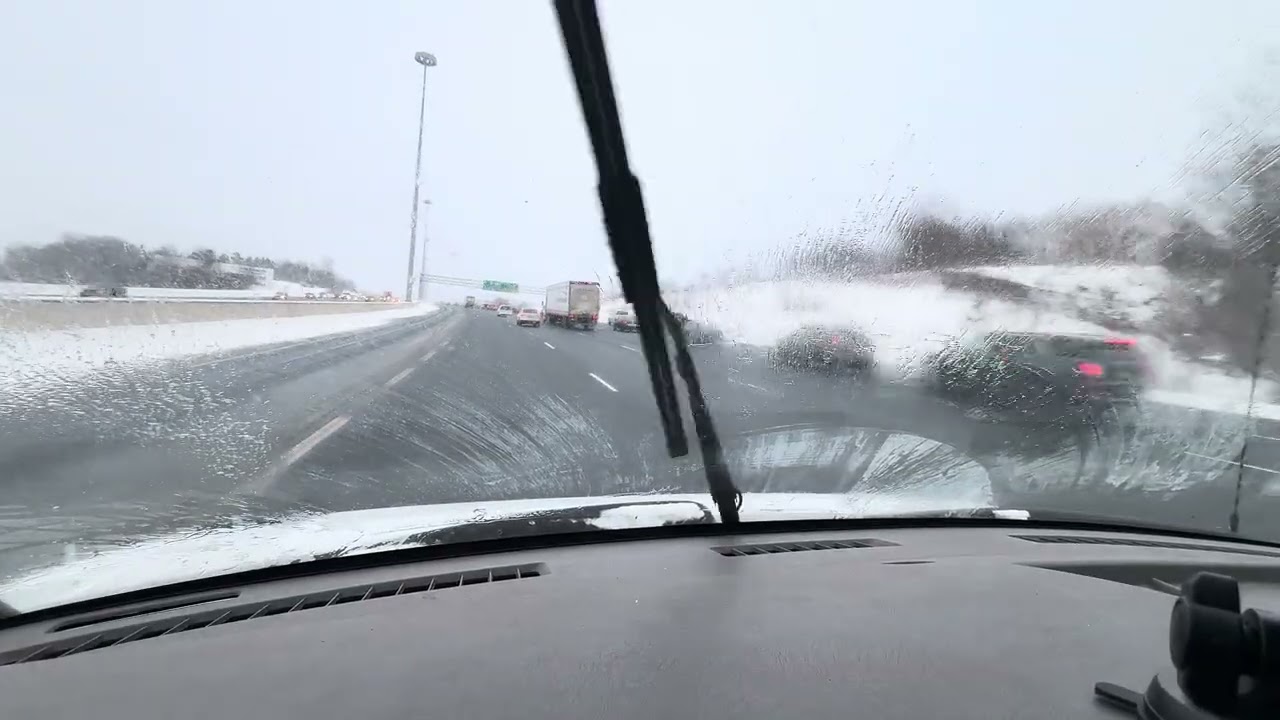 Guelph to Drumbo Ontario Canada on highway 401 19/01/2026 