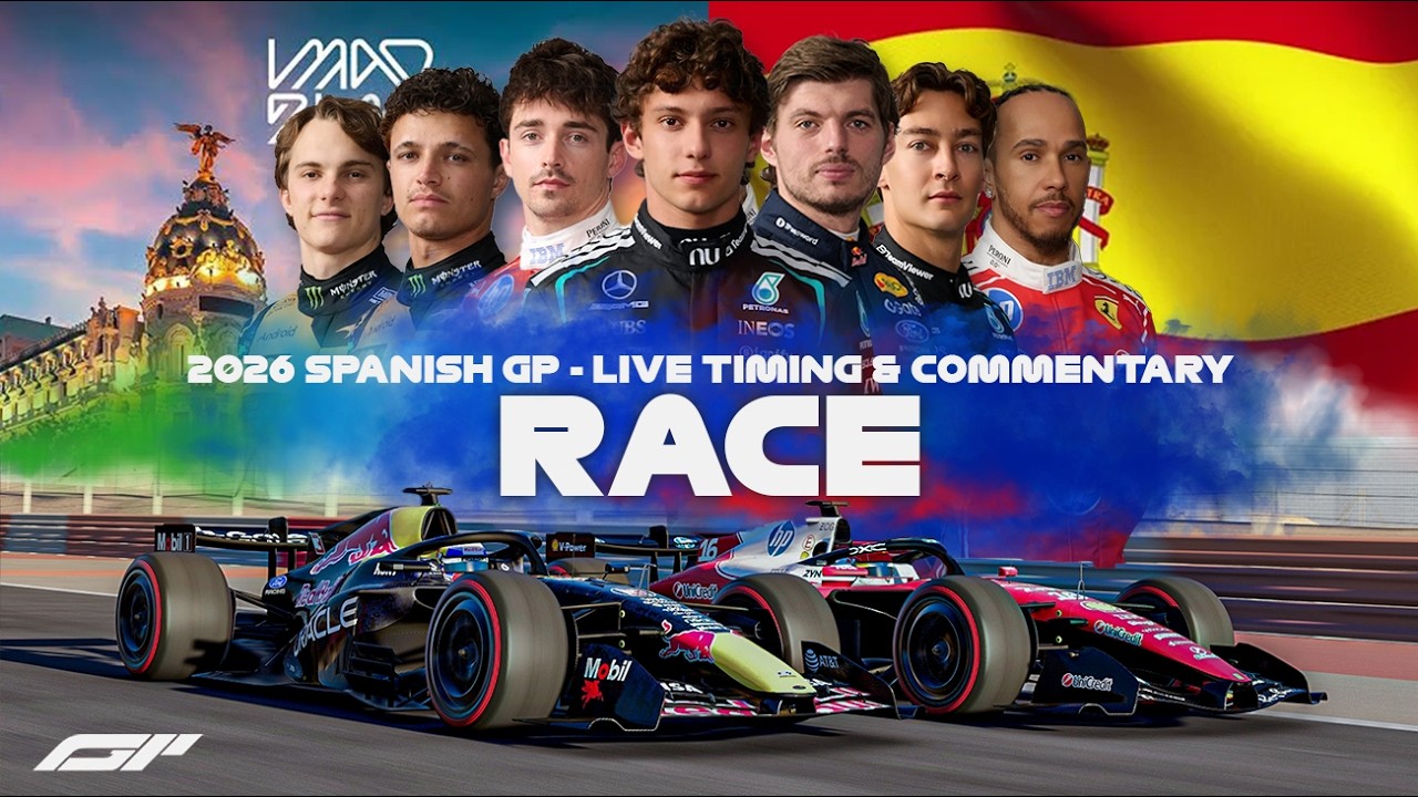 LIVE 🔴 | F1 - 2026 SPANISH GP - MADRING | Race | Timing & Commentary with SIM Footage