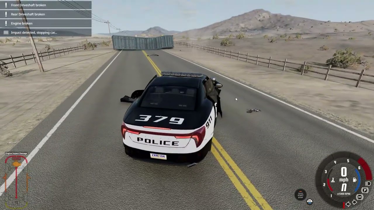 BeamNG drive  police_bus