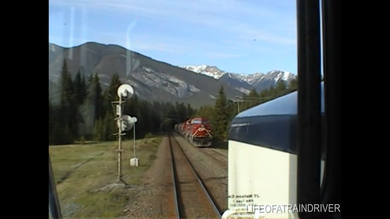 Locomotive Cab Ride on Rocky Mountaineer Passenger Train - RMR 8016, RMR 8012