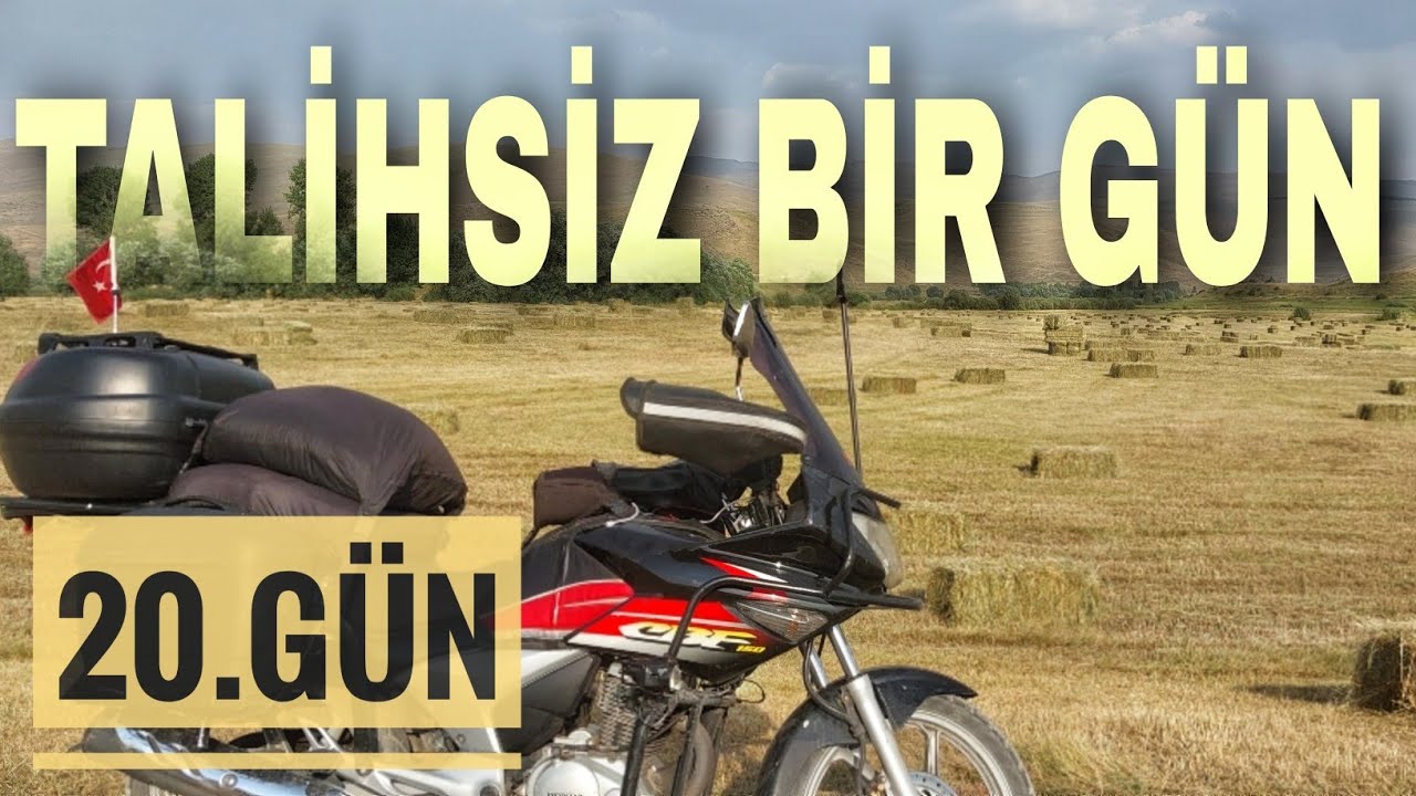 TALİHSİZ BİR GÜN, Motosikletle uzun yol  Tek başıma Türkiye Turu