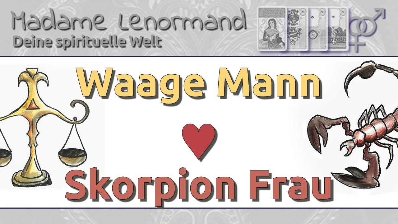 Waage Mann & Skorpion Frau: Liebe und Partnerschaft