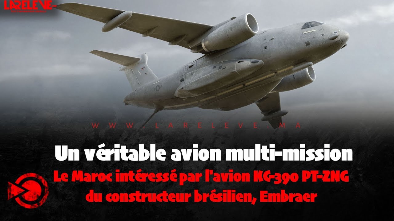 Avion multi-mission: Le Maroc intéressé par l'avion KC-390 PT-ZNG du constructeur brésilien, Embraer
