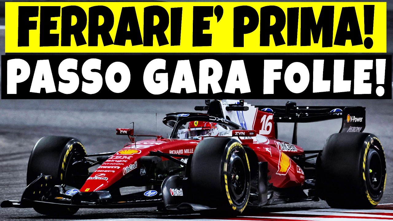 Leclerc è PRIMO! La Ferrari vola sul passo gara con temperature elevate in Bahrain!