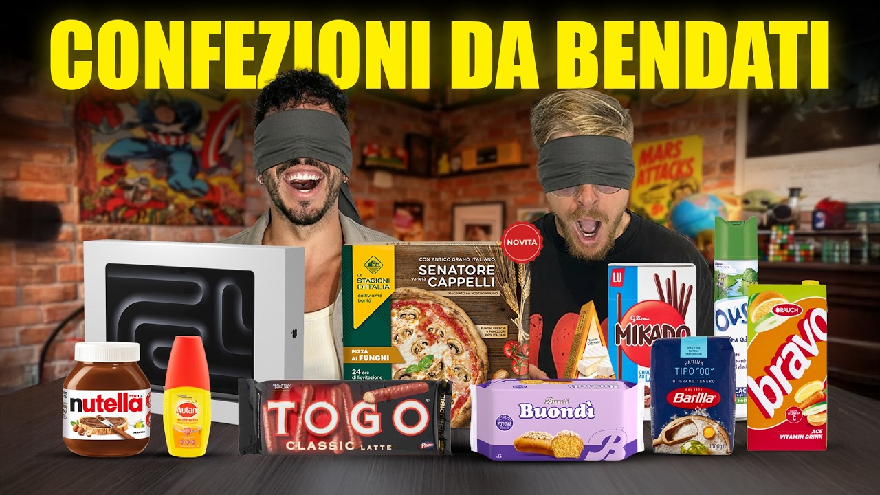 INDOVINA LE CONFEZIONI DEL CIBO DA BENDATI VERAMENTE IMPOSSIBILE - ODDIO DADDA È DI NUOVO DISPERATO!