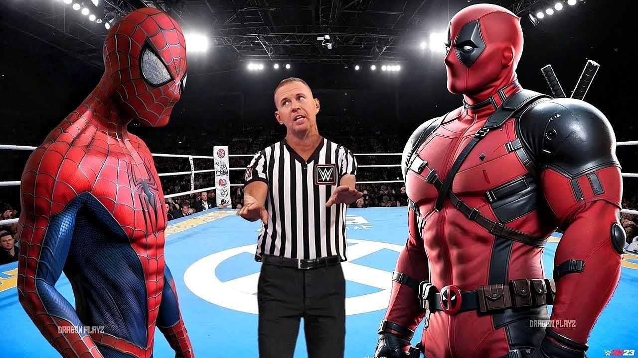 WWE 2K24 - SPIDERMAN VS DEADPOOL - EPIC BATTLE | PS5&trade; [4K60]