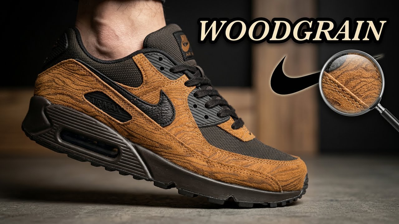 STUNNING! NIKE AIR MAX 90 PREMIUM WOODGRAIN Review & On Feet