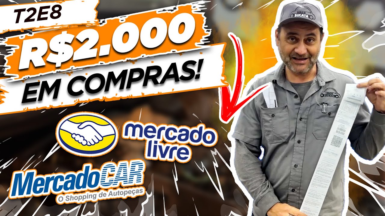 GASTEI R$2000 em compras p/ HB20 no @Mercadocar e @Mercado Livre Brasil - Uber Sucata T2E8