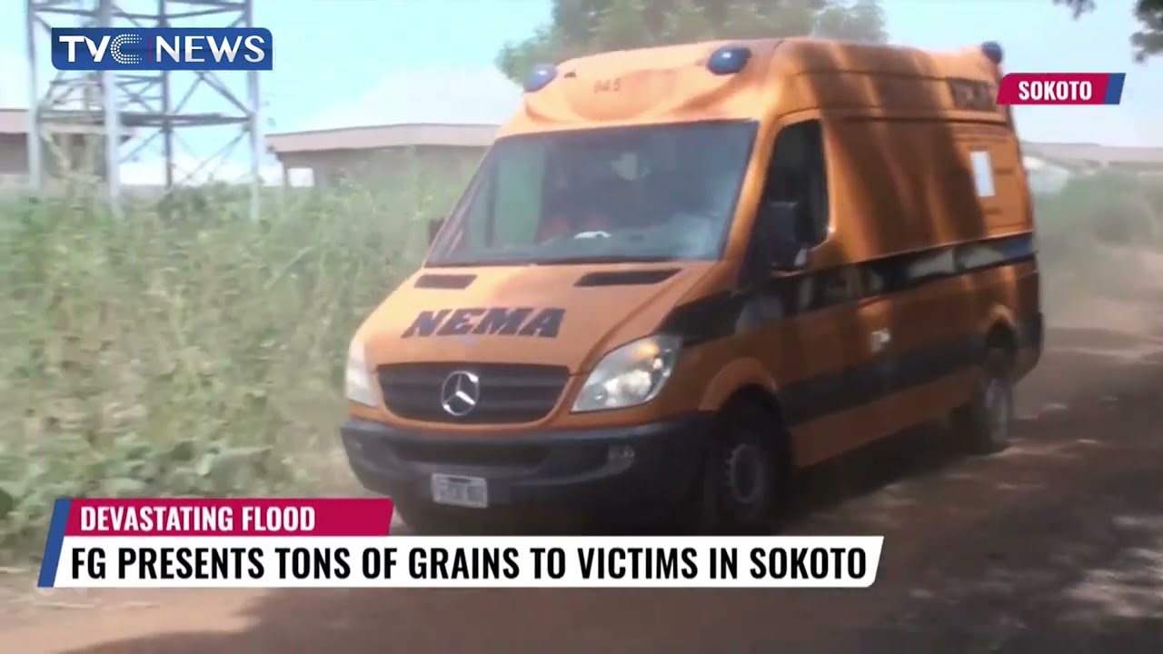 FG Presents Tons Of Grains To Flood  Victims In Sokoto state