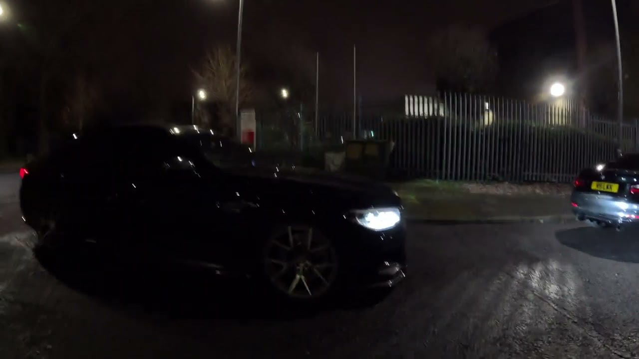 M5 F90 exhaust sound, pop and bangs, catless downpipes.