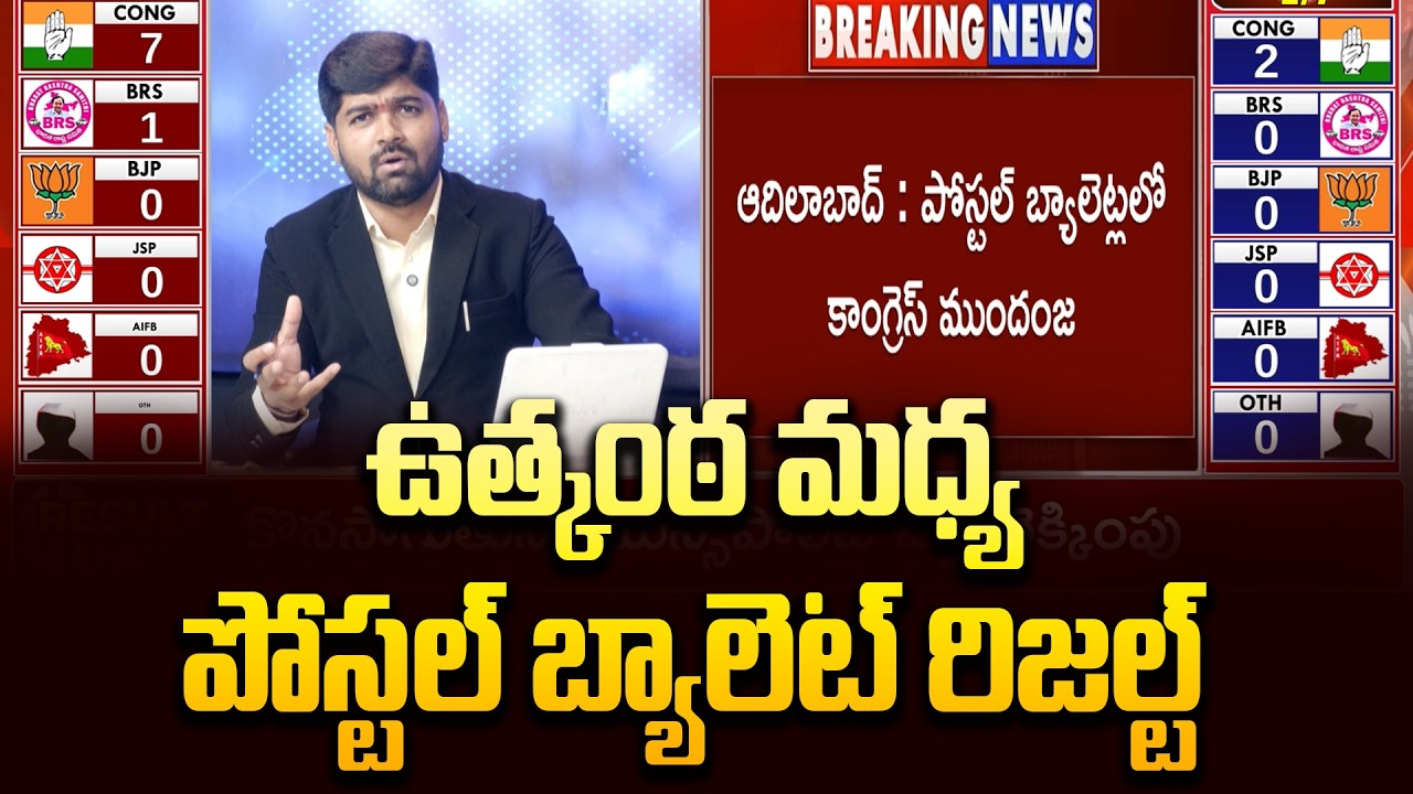 Breaking : ఉత్కంఠ మధ్య పోస్టల్ బ్యాలెట్ రిజల్ట్ | Municipal Elections Result | Journalist Shankar