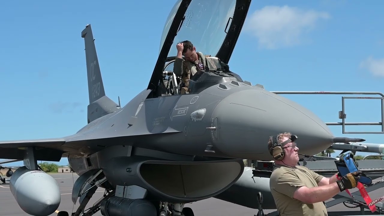 REFORPAC 25: The 121st Fighter Squadron land at JBPH-H for deployment into the Indo-Pacific region