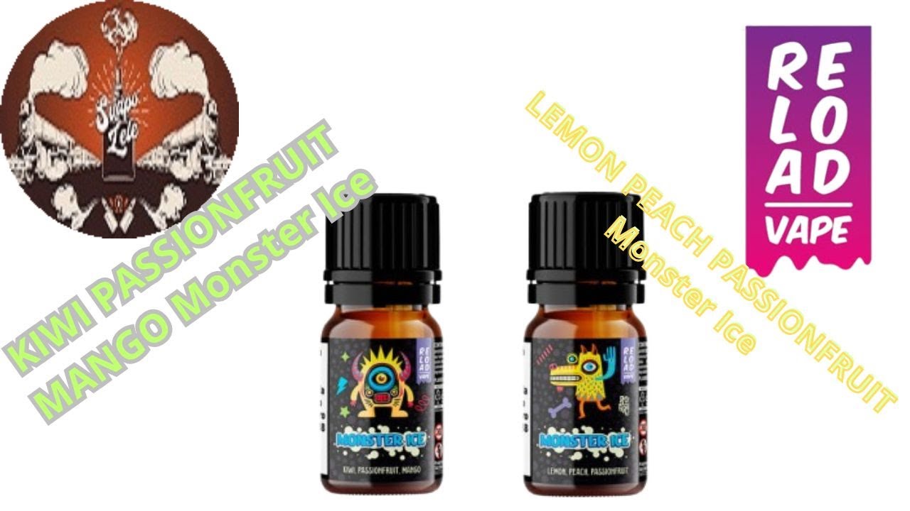 RELOAD VAPE KIWI PASSIONFRUIT  MANGO & LEMON PEACH PASSIONFRUIT