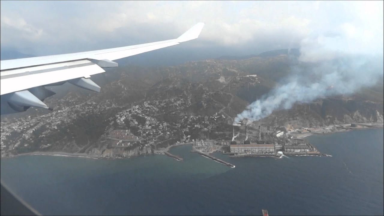 Landing at Caracas