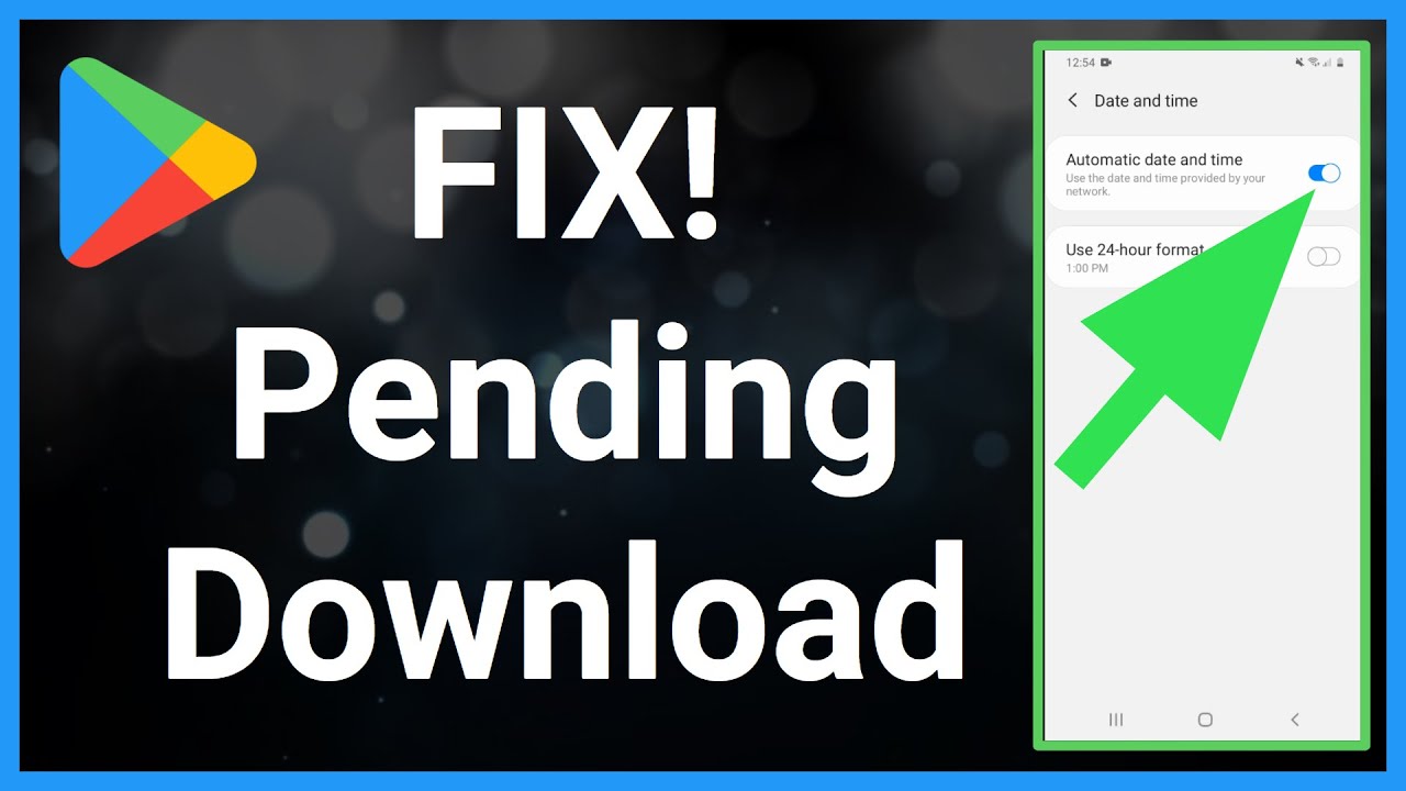 Play Store Pending Download (Waiting For Download)