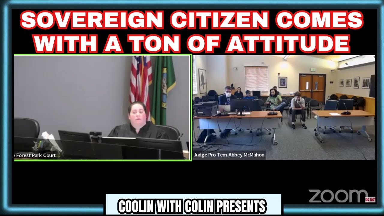 Sovereign Citizen Walks Out Of Court When threatened With Jail