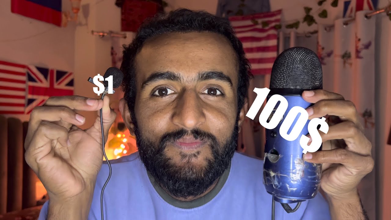 ASMR 1$ Microphone Vs 100$ Microphone Cleaning !