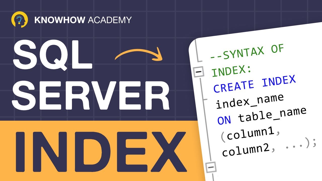 Индекс в SQL Server с практическим примером