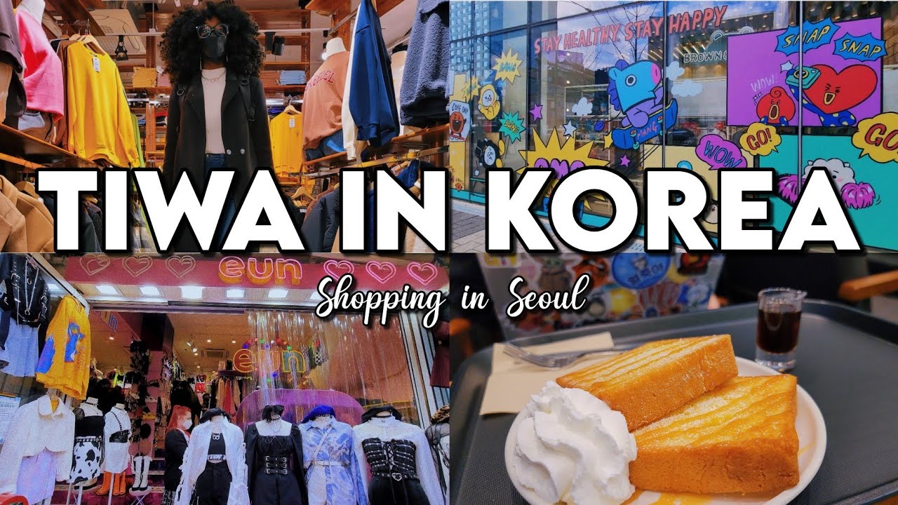 a day in the life shopping in seoul & exploring hongdae with the homies |black girl in korea