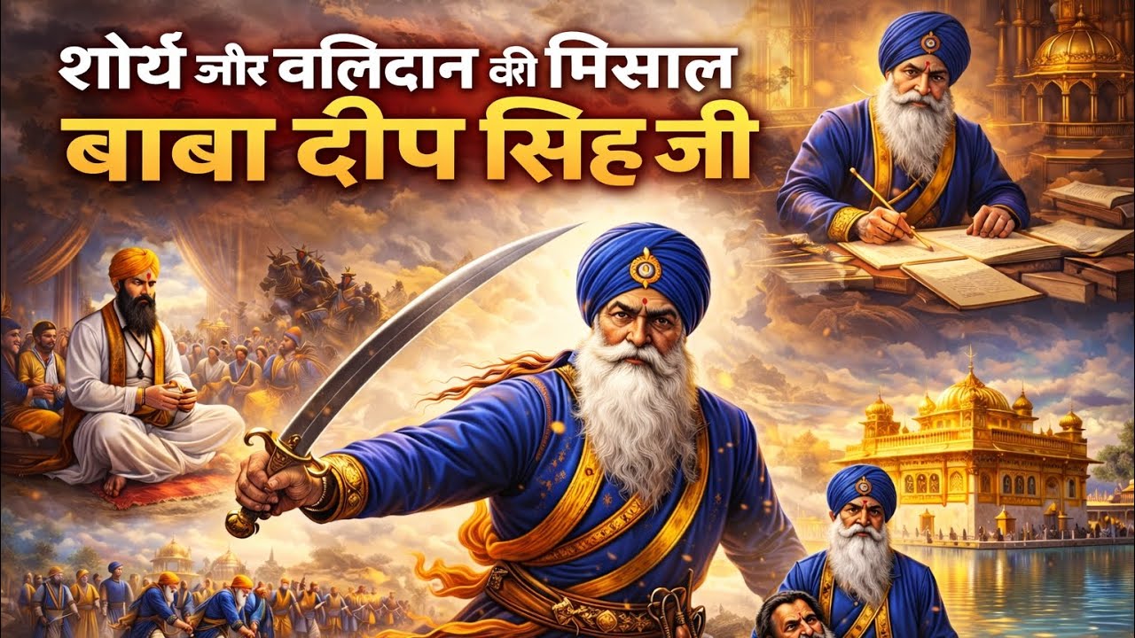75 Saal Ke Baba Deep Singh Ji ⚔️ Sikh Itihas di Sab Ton Vaddi Shaheedi