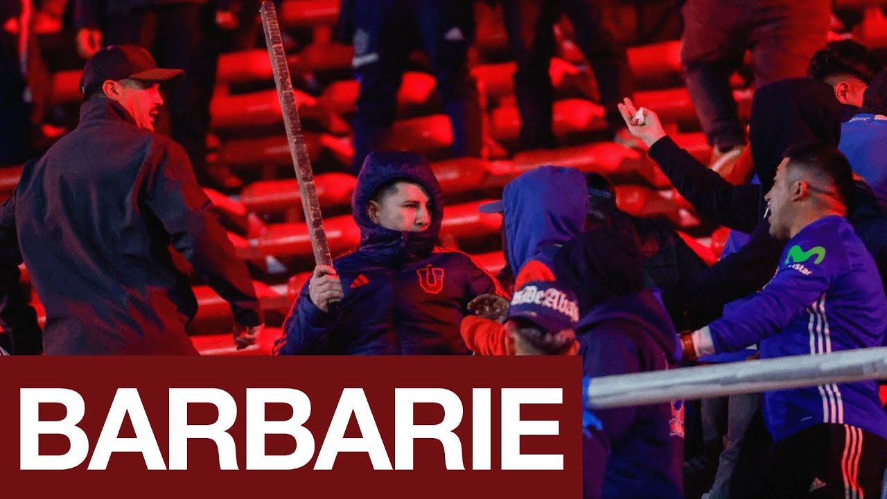 VIOLENCIA AL LÍMITE: SANGRIENTO ENFRENTAMIENTO ENTRE LA BARRA DE INDEPENDIENTE Y LA DE LA U DE CHILE