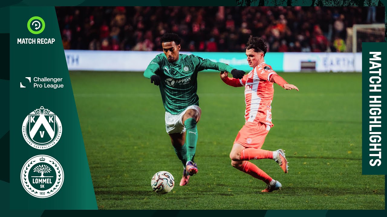 Highlights KV Kortrijk vs Lommel SK (4-2)