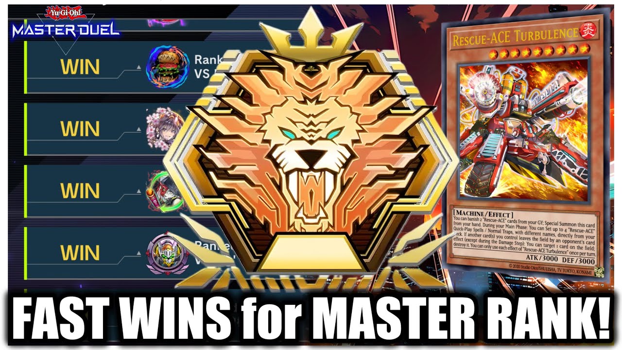 BEST DECK to Reach MASTER 1 FAST in MASTER DUEL!