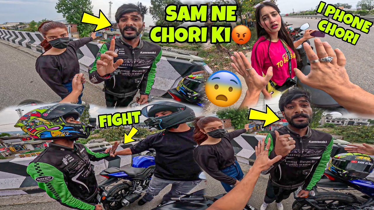 Sam ne ki Chori😡 Fight Bhadgai Sam girlfriend Fighting   Preparation for Ladakh