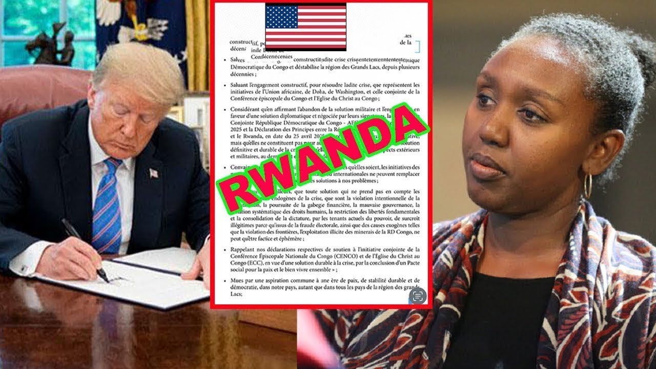 HATITAWE KUBIHANO🚨URWANDA N'AMERIKA BASINYE AMASEZERANO YAZA MILIYARI ABO KWA TSHISEKEDI BARIJUJUTA!
