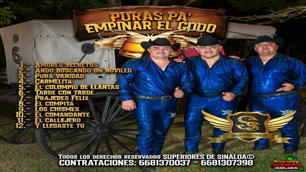 Superiores De Sinaloa - Puras Pa' Empinar El Codo (2025) DISCO COMPLETO