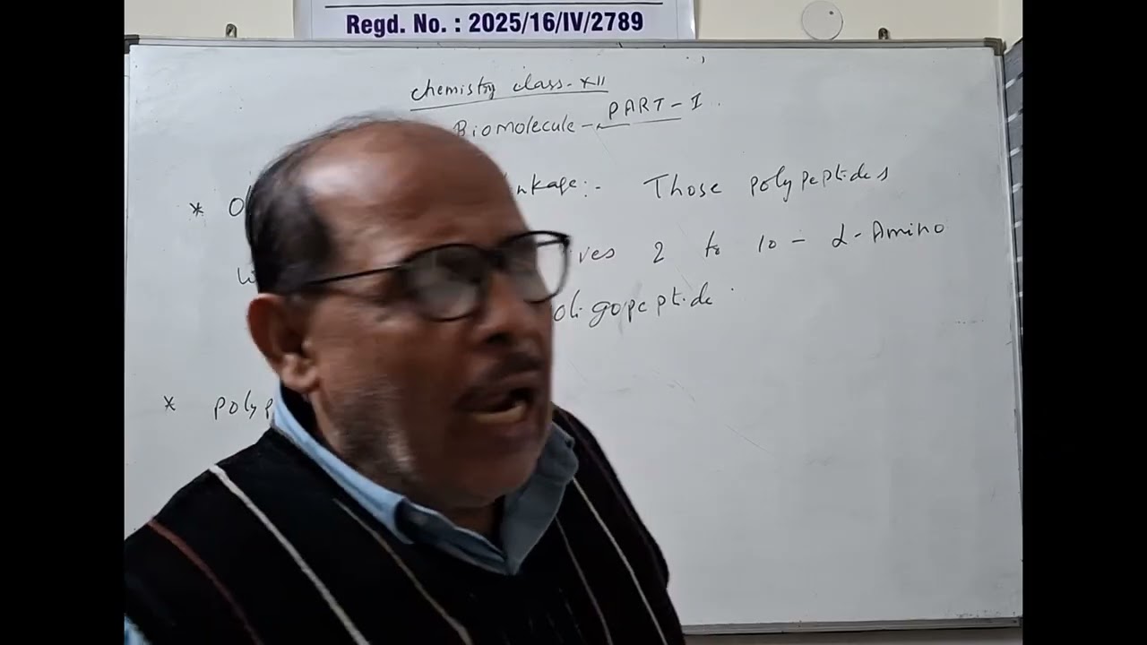 Peptide Bond - Biomolecules Part I, Chemistry Class 12th by S  K  Choudhary Sir