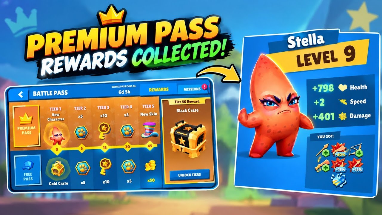 I Finally Bought the PREMIUM PASS & Unlocked Stella! 🔥 | Battle Pass Rewards